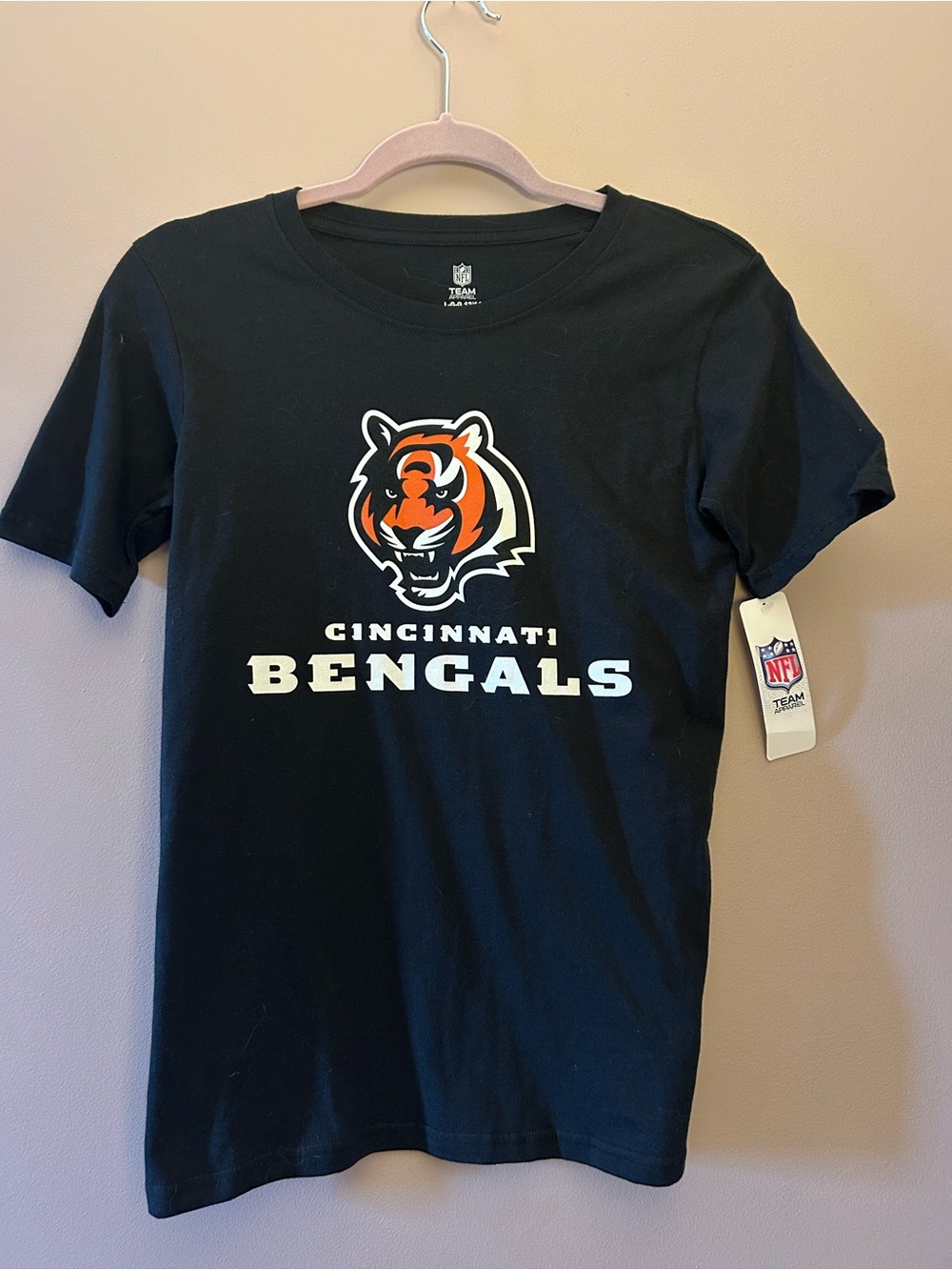 NFL Black Team Apparel Crew Neck Tee